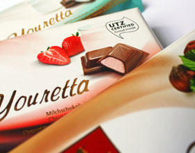 Packaging Design Produktlinie Chocolat Frey